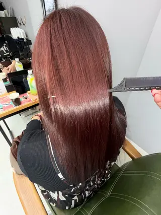 セミロング 小池 風賀のヘアスタイル