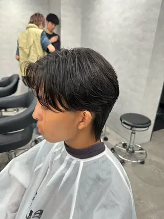 ショート パーマ指名率No1 メンズ特化ケイトのヘアスタイル