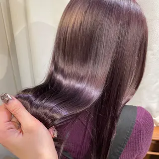 ロング カラー ヘアアレンジ maoブリーチ無し 似合わせカラーのヘアスタイル