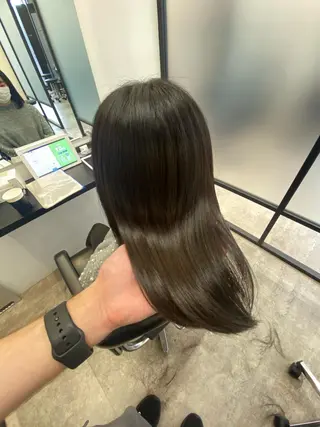 ミディアム カラー 【艶髪×韓国風】 毛流れ職人 RYOのヘアスタイル