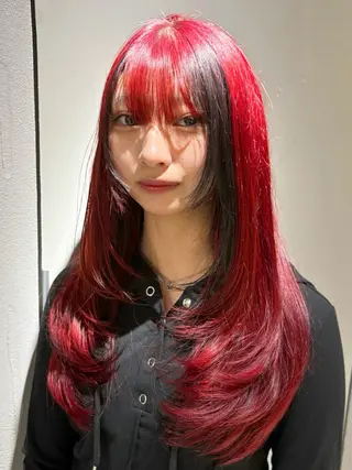 ロング カラー 札幌パーマ 髪質改善/後藤海音のヘアスタイル