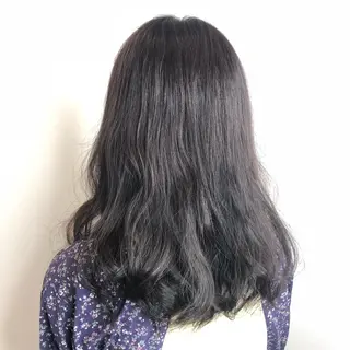 セミロング Maison/松本/ 艶髪/カラー/メンズのヘアスタイル