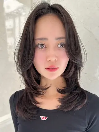 ミディアム カラー 髪質改善SALON MIST+所属・荒金 大翔のヘアスタイル