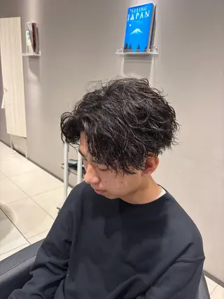 パーマ メンズ 関内/メンズパーマ/ 男性専門/菊池蒼大のヘアスタイル