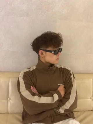 郡山駅前美容師 真野目暉のヘアスタイル