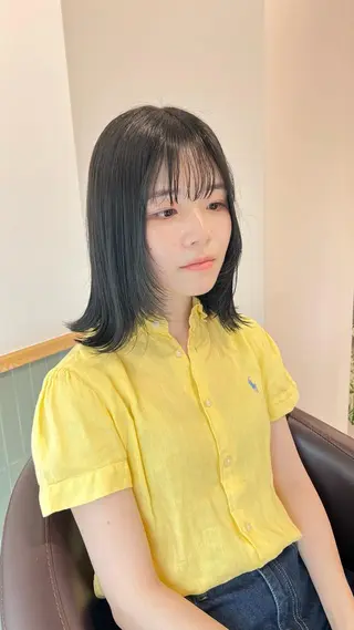 セミロング カラー レイヤー/透明感 カラー🌿KANTAのヘアスタイル