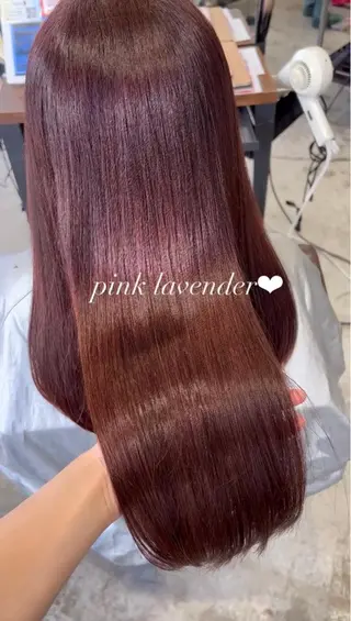 ロング 松下 奈央のヘアスタイル