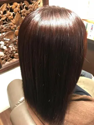 ミディアム カラー 髪質改善/縮毛矯正/ 廣瀬のヘアスタイル
