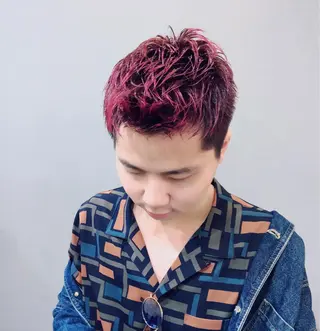 ショート カラー メンズ MVALLEY所属・韓国ヘア/ 古川のヘアスタイル