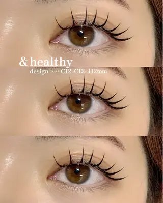 マツエク・マツパ mean room 🩶 ayanoのマツエク・マツパデザイン