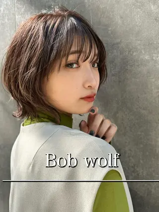 ミディアム 🔴心斎橋髪質改善 ボブ鈴木佑弥🔴のヘアスタイル