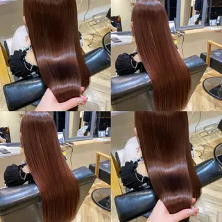 ロング カラー 艶カラー/韓国顔周り 🎀mamiのヘアスタイル