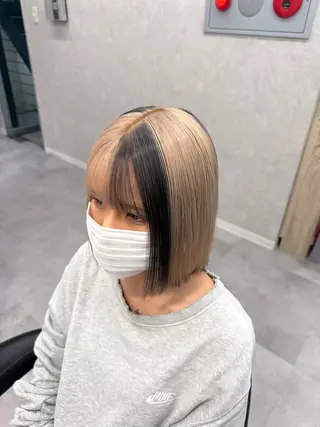 カラー カット¥1100 / 𝙍𝙪𝙣𝙖⟡.のヘアスタイル