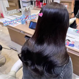 ロング カラー 横浜/韓国風/ヘアメ /ユイナ🎀のヘアスタイル
