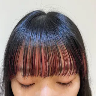 セミロング 艶カラー/韓国風ヘア 🩵shioneのヘアスタイル