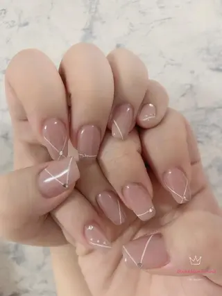 セミロング ネイル Style Nailのネイルデザイン