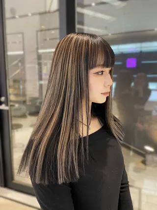 ロング カラー keen 吉祥寺所属・【韓国❤️海外ヘア】 AYAKAのヘアスタイル