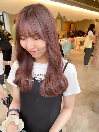 ミディアム カラー ヘアアレンジ ミニボブ/ブリーチ 🌈MISATOのヘアスタイル