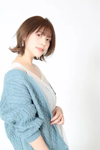 ミディアム 石沢 知康のヘアスタイル