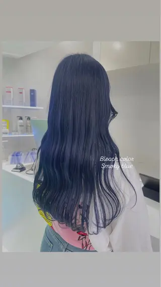 ロング カラー 🤍💕ブリーチカラ ーAyaka💕🤍のヘアスタイル