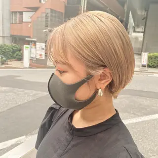 ショート カラー LATTE所属・𝑺𝒂𝒌𝒊 🩶マンツーマン施術のヘアスタイル