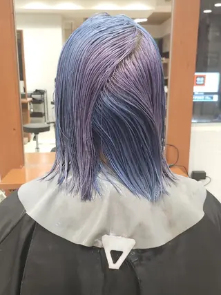 ミディアム カラー LYLICK所属・ケアブリーチ特化 same 🦈のヘアスタイル