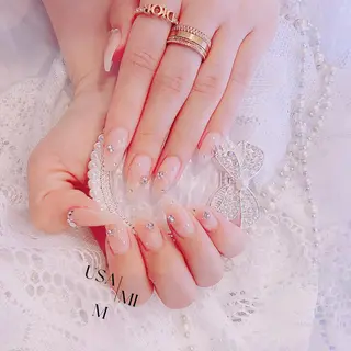 ミディアム ネイル USAMiMi 🐰💕のネイルデザイン