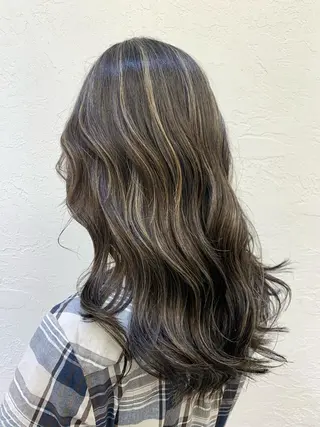 セミロング カラー 髪質改善/縮毛矯正 鈴木裕介のヘアスタイル