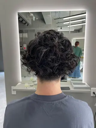 ミディアム パーマ メンズ ✨中野✨髪質改善✨ 野口虎剛のヘアスタイル