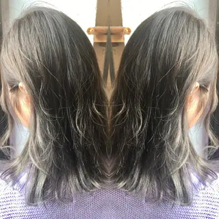 ミディアム カラー レイヤー/大人メンズ パーマ🌀 平島拓也のヘアスタイル