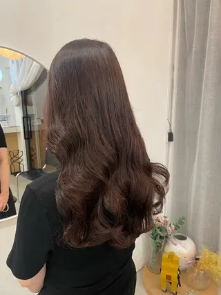 ロング パーマ 韓国風パーマ/ヘア セット/店長みづきのヘアスタイル