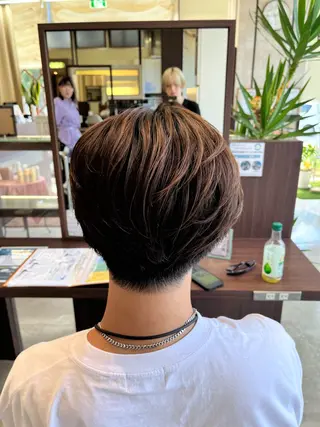 ショート パーマ メンズ AROH  men's cut&men's perm 船橋店所属・🧊メンズ特化🧊 高木航希のヘアスタイル