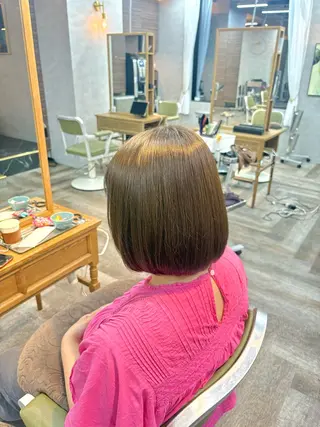 ミディアム 暖色,透明感カラー/ Natsumi💞のヘアスタイル