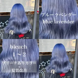 ロング カラー ️💕淡いハイトーン 💕︎︎ひかるのヘアスタイル