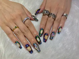 ネイル Amber21.所属・Nagahama Akariのネイルデザイン