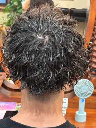 ショート パーマ メンズ おしゃれ泥棒 石原メンズ特化美容師のヘアスタイル