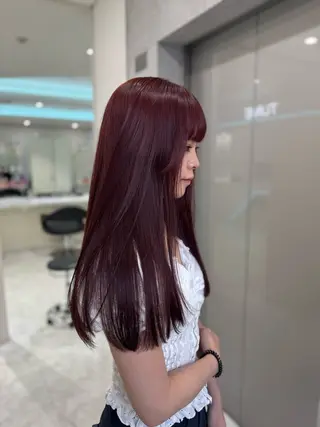 セミロング カラー 💎透明感カラー /kaito💎のヘアスタイル