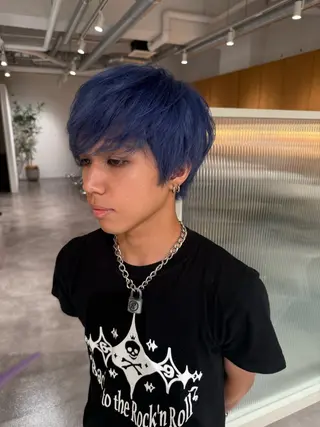 メンズ ユイナ/ハイトーン /透明感カラー🫧のヘアスタイル