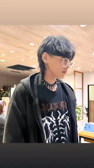 ショート メンズ 産休中です 艶カラー♡オカのヘアスタイル