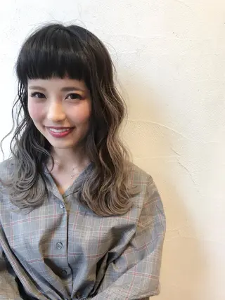 ミディアム カラー メンズカット特化柏駅 徒歩3分LOUのヘアスタイル