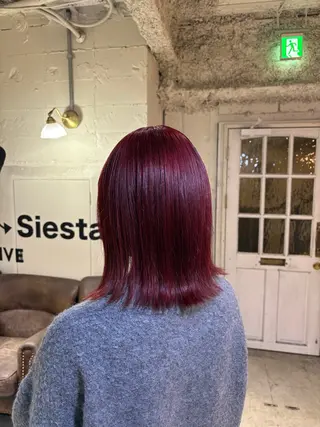 カラー 透明感カラー / risako🫧のヘアスタイル