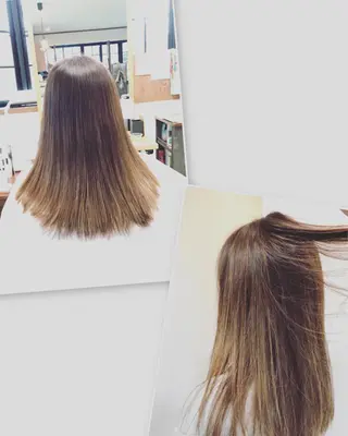ロング カラー 小林 由里香のヘアスタイル