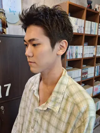 ショート メンズ 船引 竜将のヘアスタイル