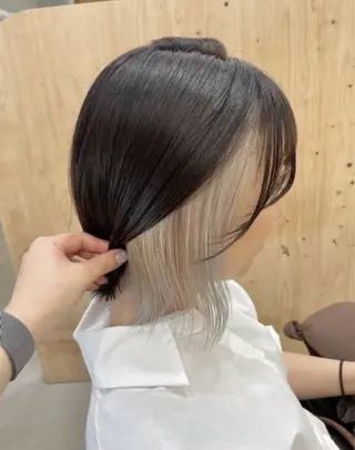 ミディアム 西川 璃乃朱のヘアスタイル