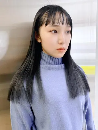 ロング カラー 🥣 hashi 🛋️のヘアスタイル