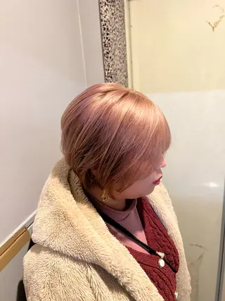 ショート カラー 韓国レイヤーカット /REIのヘアスタイル