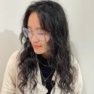 ロング パーマ ブリーチ/レイヤー 🌻Mutsumiのヘアスタイル