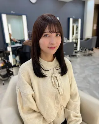 セミロング HUIS所属・🫧髪質改善🫧 【HUIS】牧野のヘアスタイル