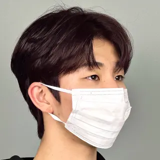 ショート カラー ヘアアレンジ メンズ ADOR所属・韓国ヘアADOR HARUKIのヘアスタイル