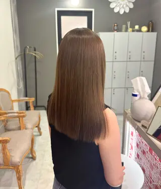 ロング カラー 紙野 優月のヘアスタイル